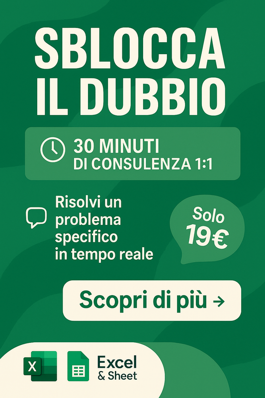 🟢 PACCHETTO 1 – Sblocca il Dubbio